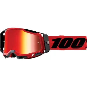 100% Racecraft 2 Goggles - Red - Red Mirror 50121-251-03
