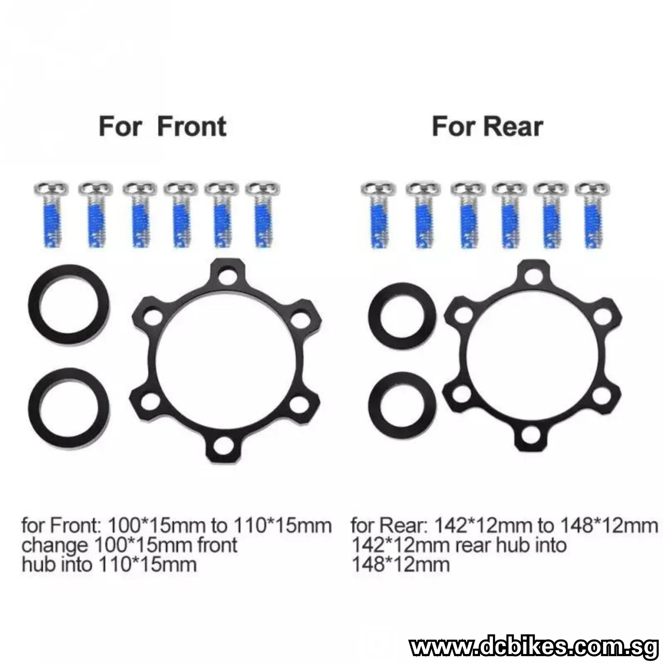 110mm Front | 148mm Rear Boost   Hubs Adapter Conversion Kit