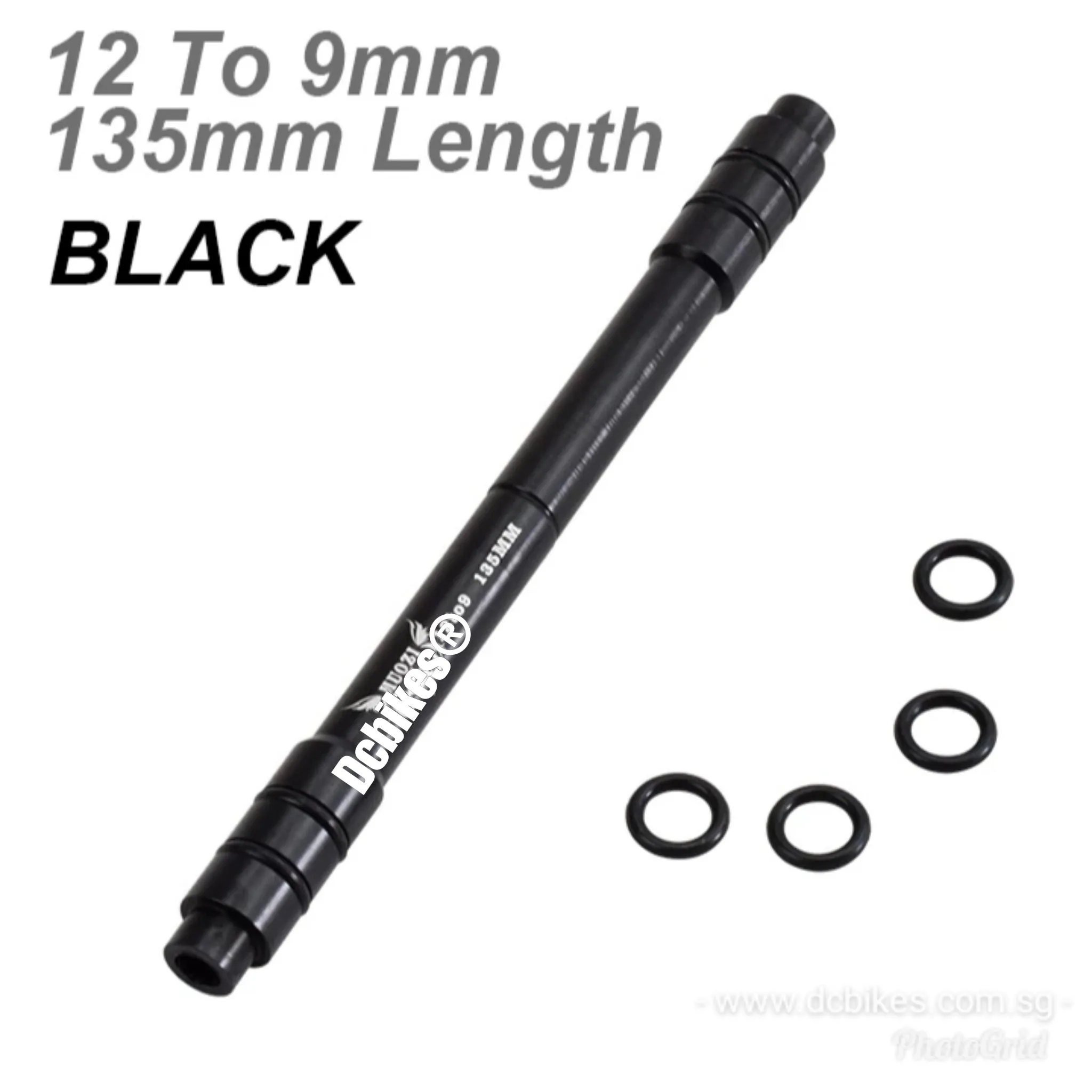 135mm X 12mm Rear Hub To 9mm QR Quick Release Adapter Conversion Kit