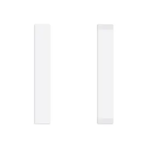 1522 Clear Tape Straight Strips — 1/2" x 3"