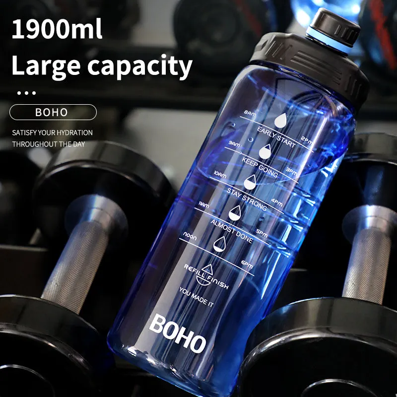 2 Liter Water Bottle With Straw