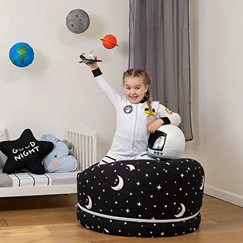 2 Sizes in 1 Large Bean Bag Stuffed Animal Storage
