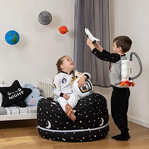 2 Sizes in 1 Large Bean Bag Stuffed Animal Storage