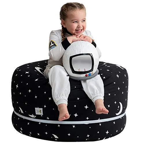 2 Sizes in 1 Large Bean Bag Stuffed Animal Storage
