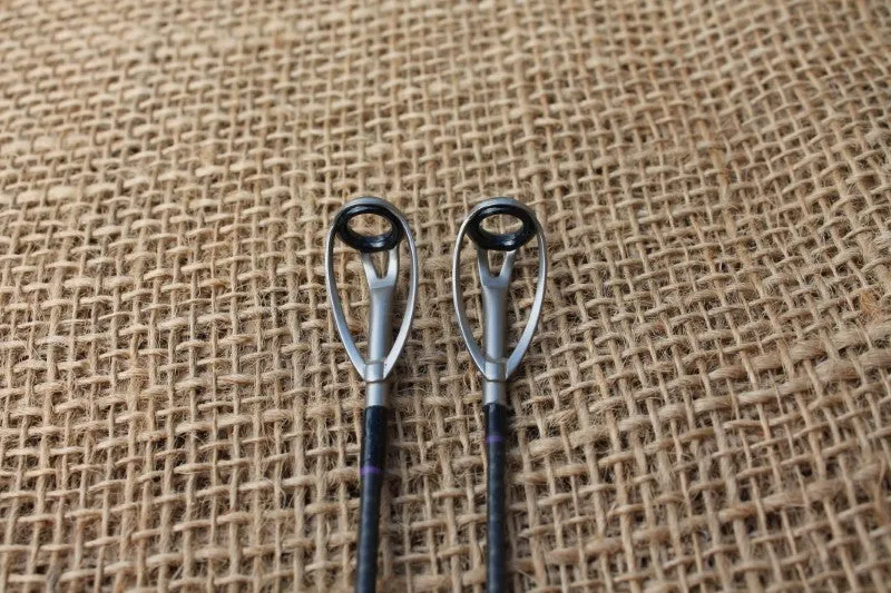 2 x Vic Gibson Custom Built Century Armalite Old School Carp Fishing Rods.