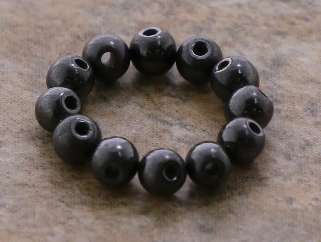 2mm Magnetic Hematite Round Mh66