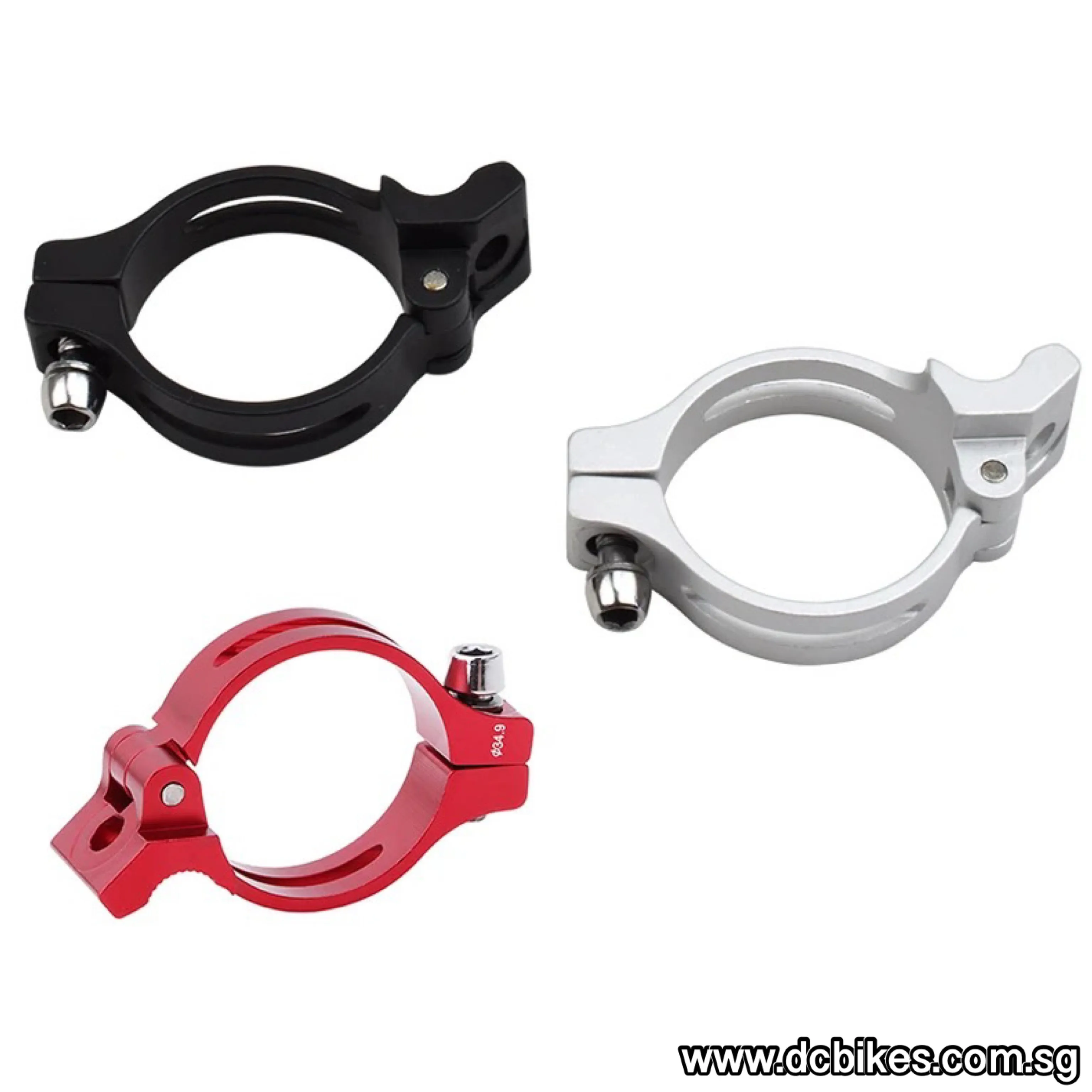 31.8mm | 33.6mm-34.9mm Front Derailleur Adapter Clamp Conversion