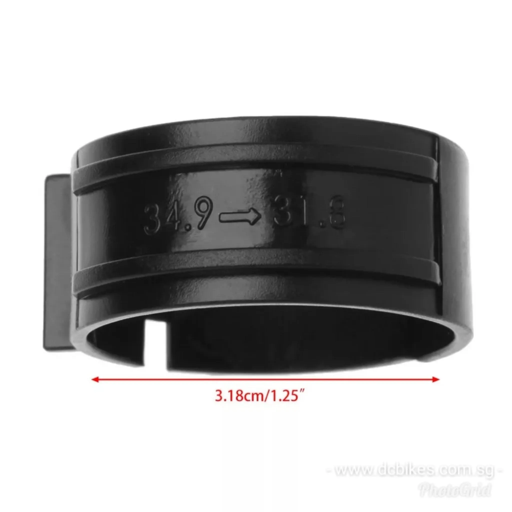 31.8mm to 34.9mm Bicycle Front Derailleur Shim Plastic Adapter Conversion