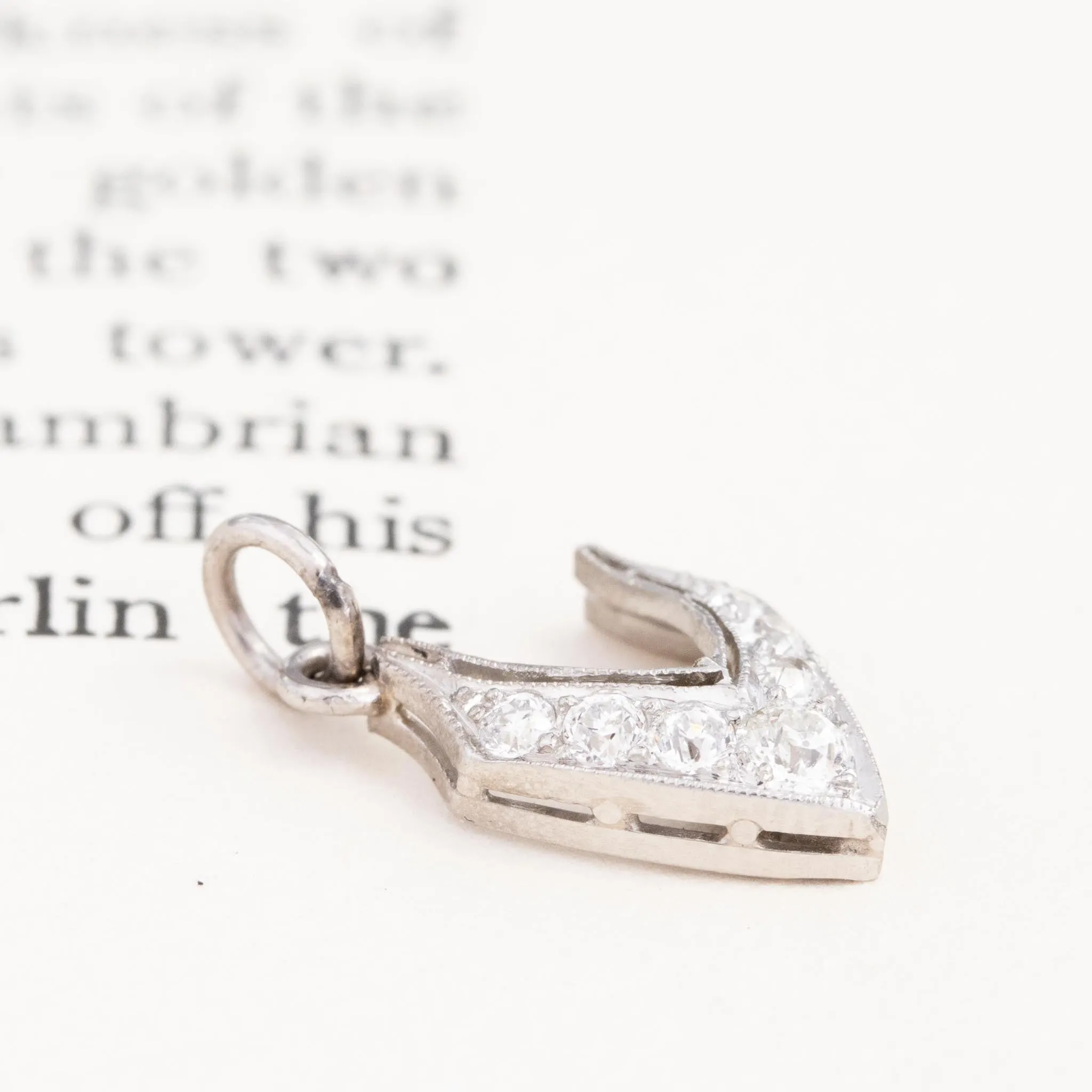 .32ctw Diamond V Charm/Pendant