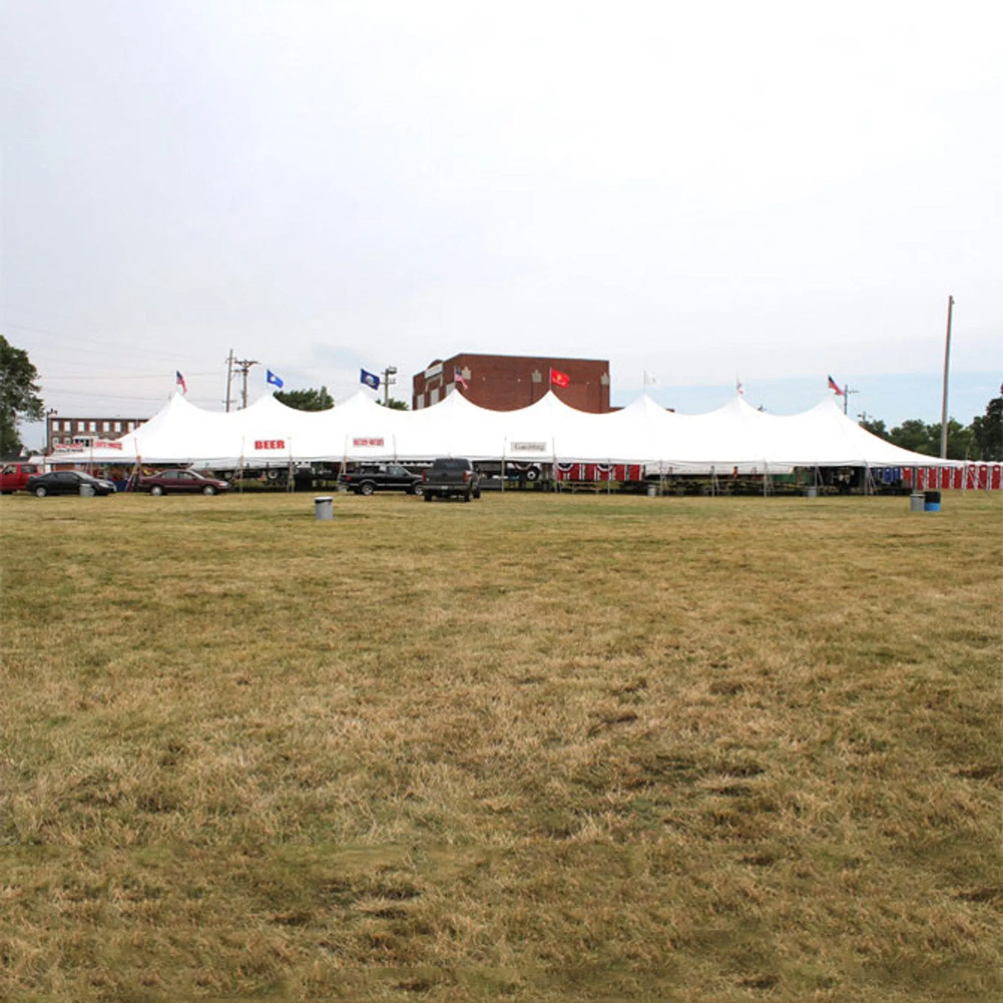 40x180 Engineered High Peak Pole Tent