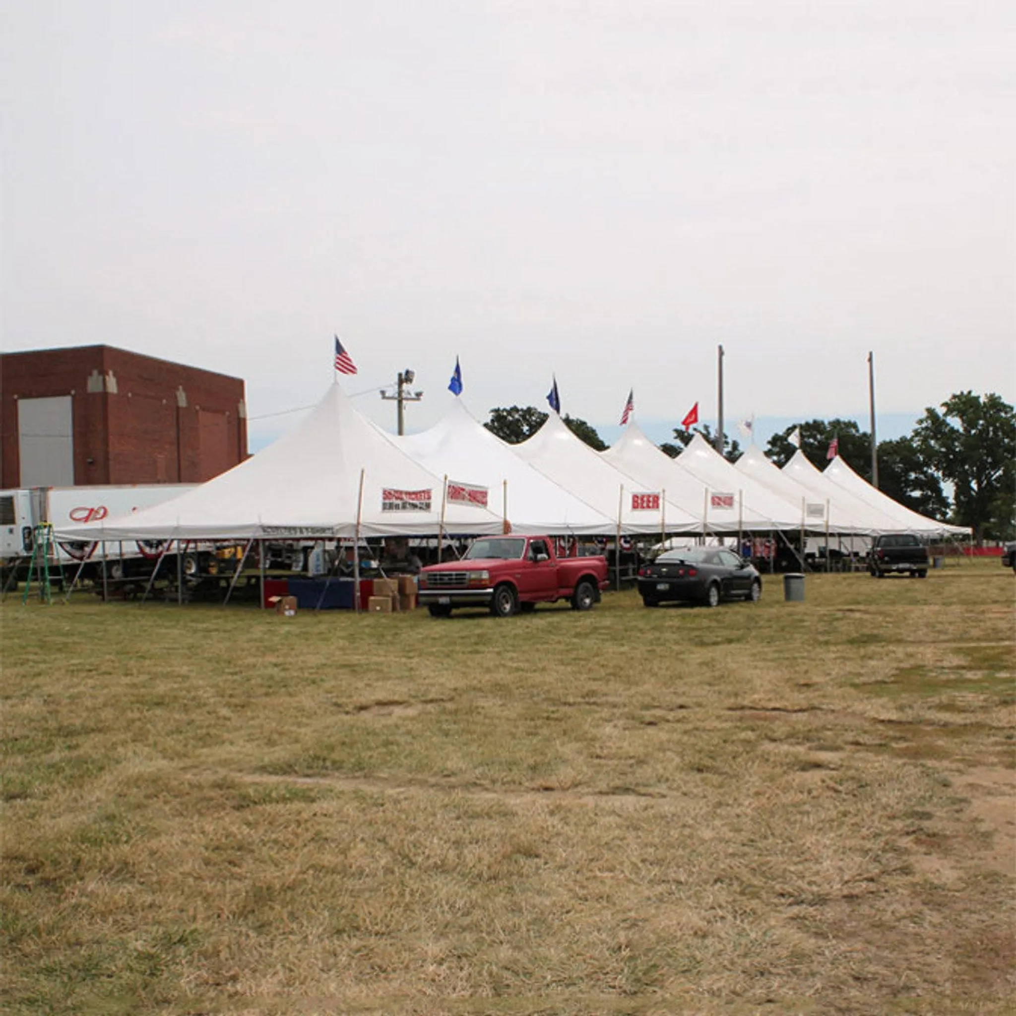 40x180 Engineered High Peak Pole Tent