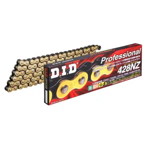 428NZ 130FB G&B race chain w/ FJ clip link DID ^ (428NZ130G)