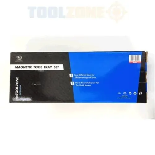 4Pc Magnetic Tool Tray Holders Storage Racks 155Mm - 310Mm Workshop Van Holders