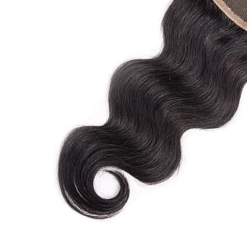 4X4 Body Wave Closure Free Part & Middle Part 100% Human Hair
