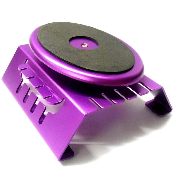 60311P RC 1/10 Scale Car Buggy Monster Truck Work Station Rotating Stand Purple