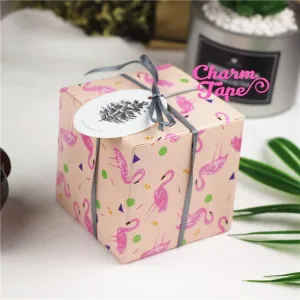 6pcs Gift Box, Square Boxes For Candy, Treat - Party Favors Bags 9x9 cm PB031