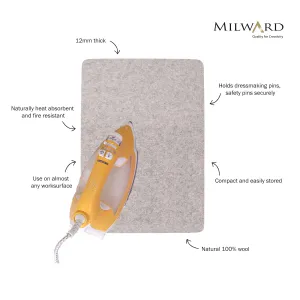 A3 42x29.7cm Milward Pressing Mat - 100% Wool Good For Almost All Surfaces