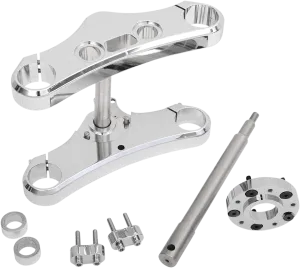 Accutronix TWD549-ESCK8 49mm Wide-Glide Conversion Kit - 5 Deg. Rake - Chrome