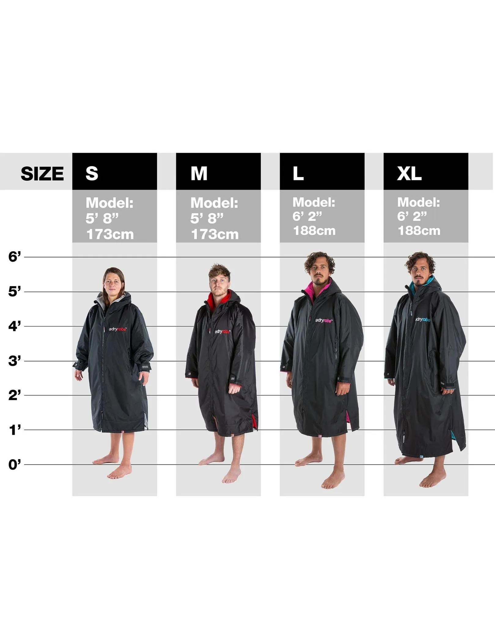 Advance Long Sleeve Adult Robe - Black/Red