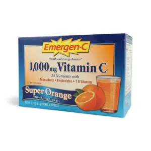 ALACER Corp, Emergen-C - Potenciador de energía y salud, color naranja, 30 unidades