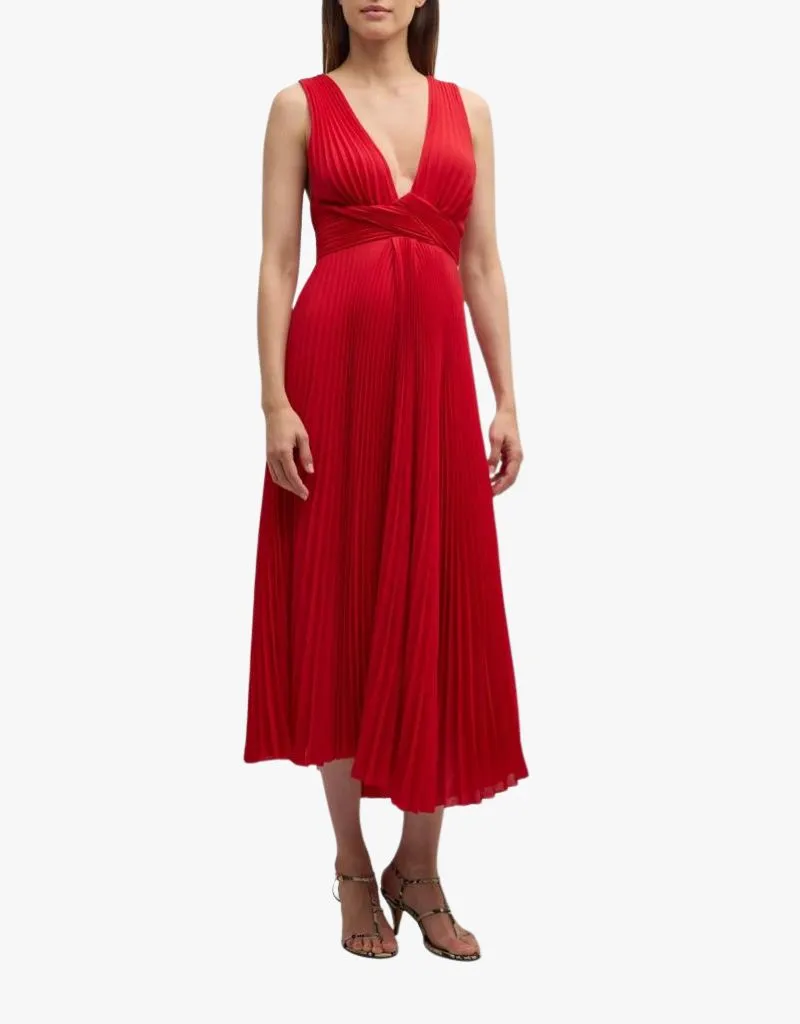 A.L.C. Everly Dress in Rouge