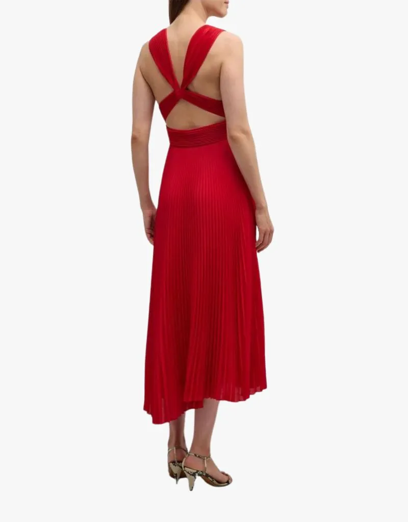 A.L.C. Everly Dress in Rouge