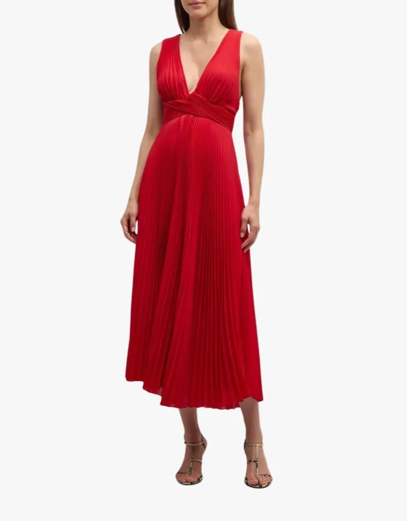 A.L.C. Everly Dress in Rouge