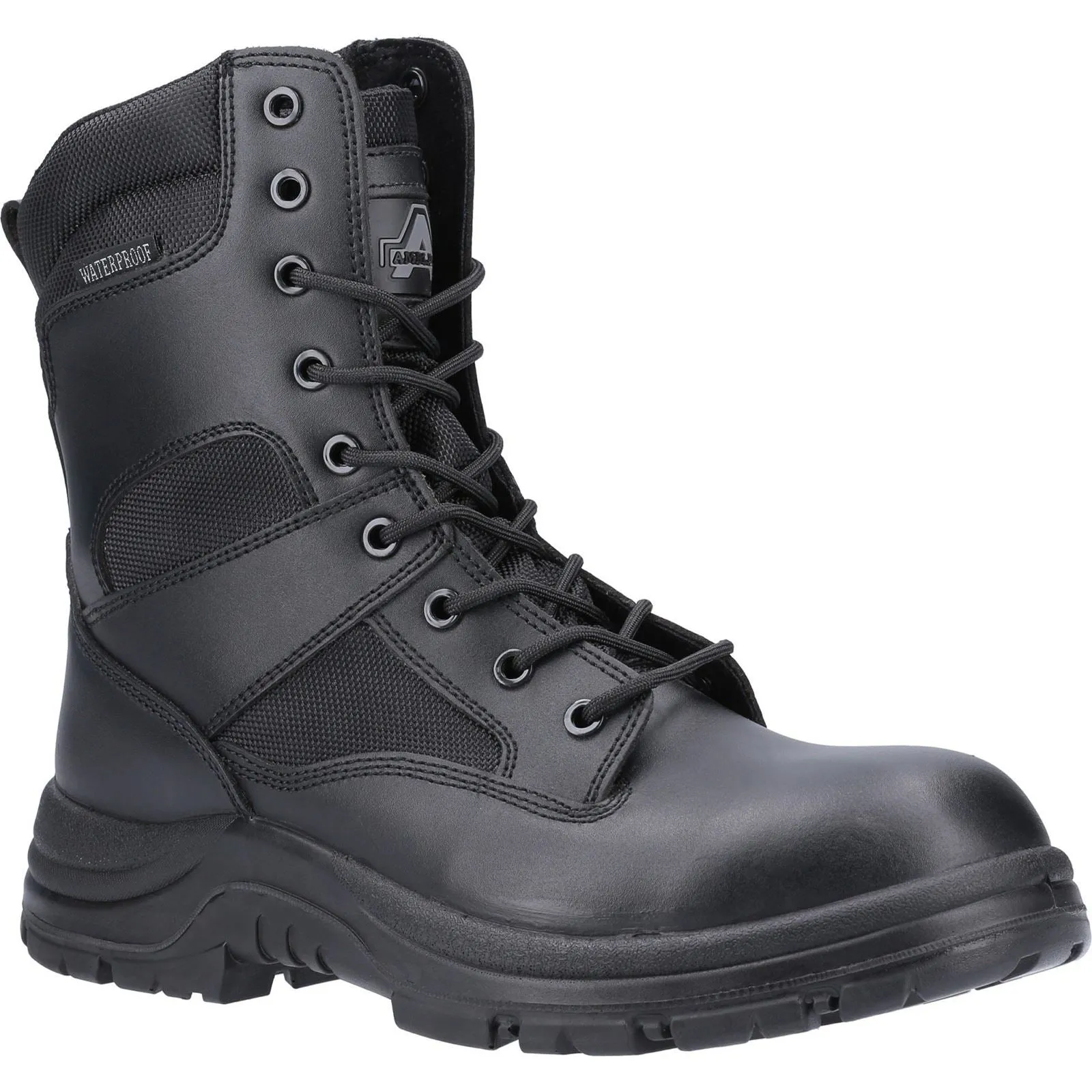 Amblers Men Boots - Combat Hi-Leg Metal Free Boot in Black, 4-14