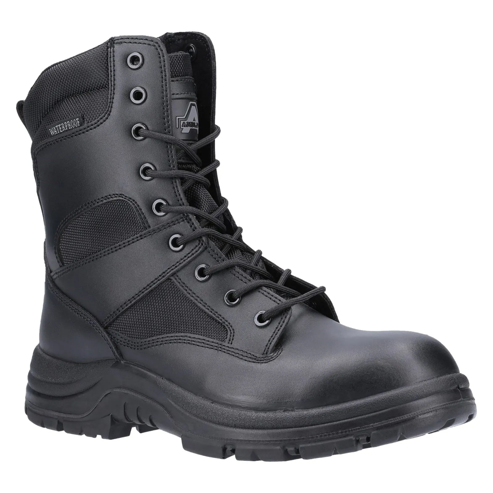 Amblers Men Boots - Combat Hi-Leg Metal Free Boot in Black, 4-14
