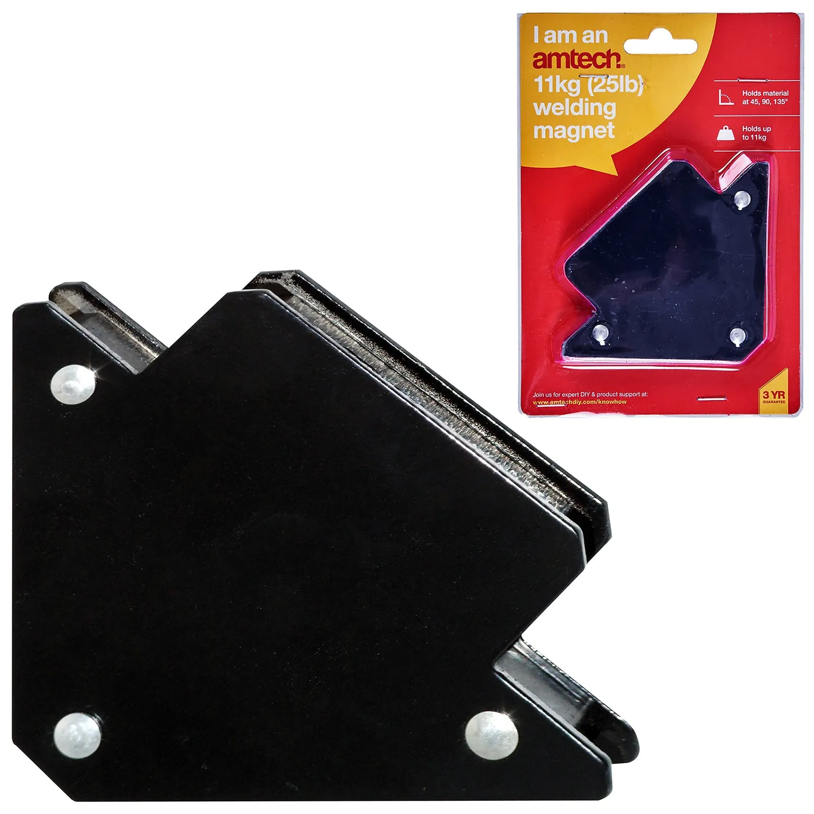 Amtech 25lb Magnetic Welding Arrow Weld Holder
