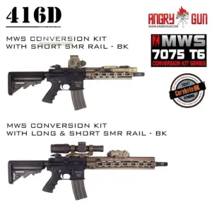 Angry Gun 416D MWS Conversion Kit With 10.5'' SMR RAIL - Black