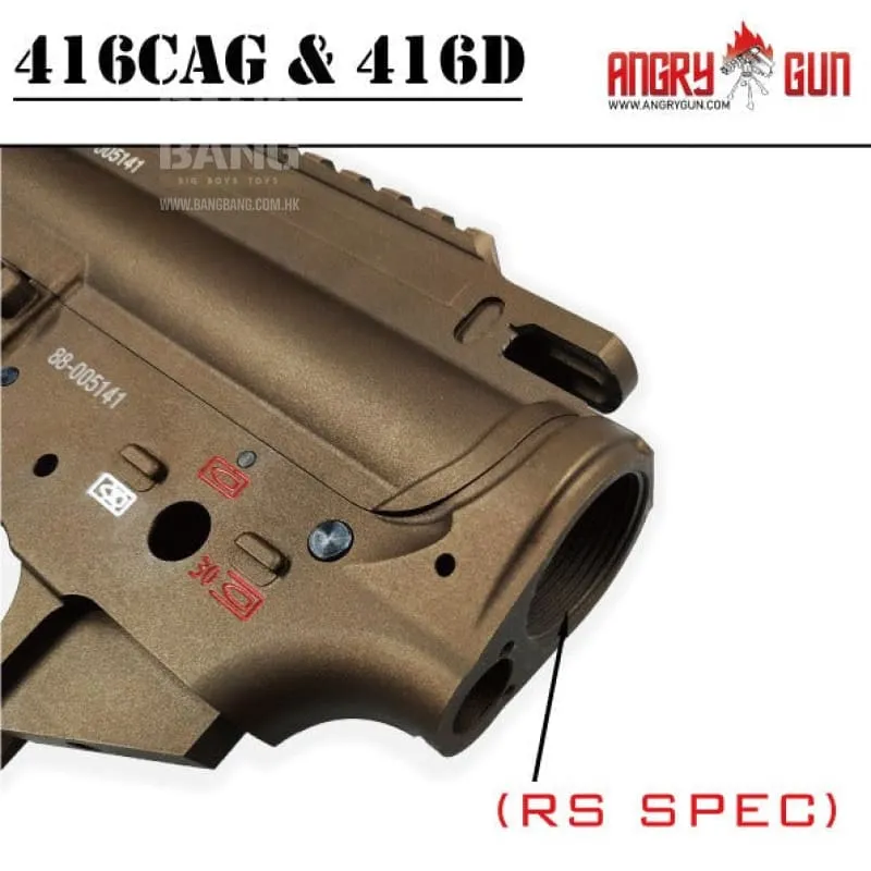 Angry Gun 416D MWS Conversion Kit With 14.5'' SMR RAIL - Black