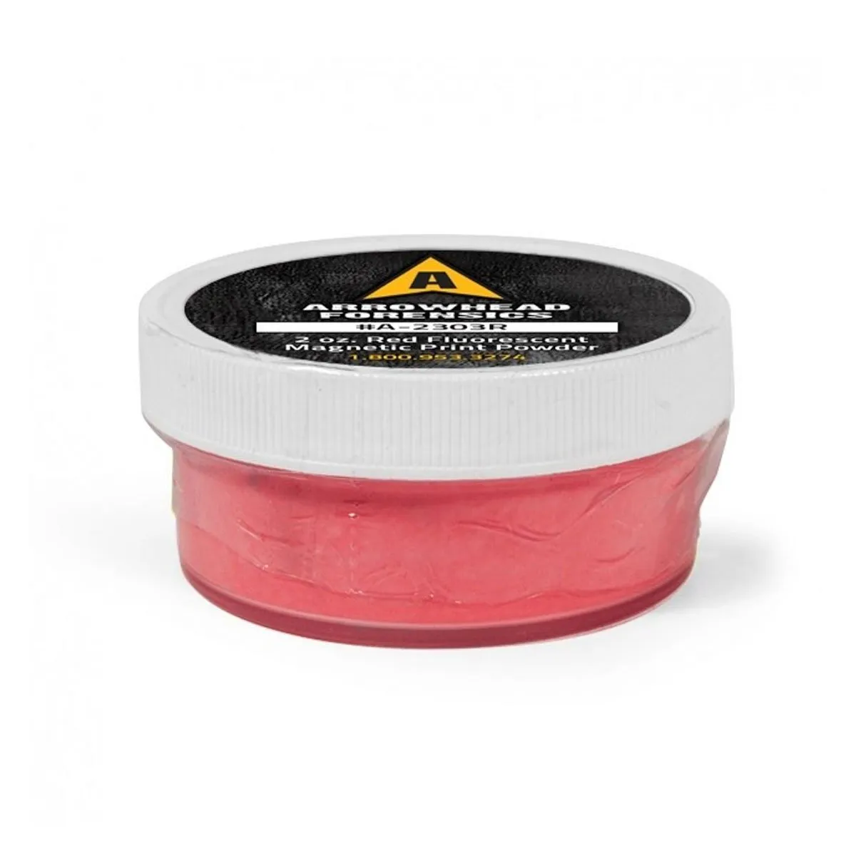 Arrowhead Forensics Red Fluorescent Magnetic Latent Fingerprint Powder 2oz