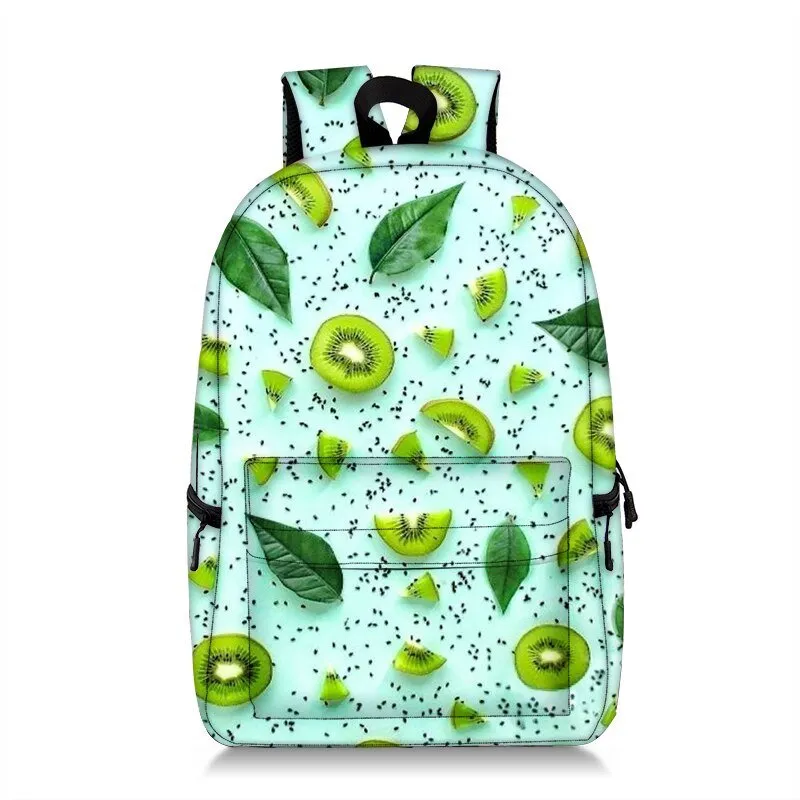 Avocado Print Backpack, Large Capacity