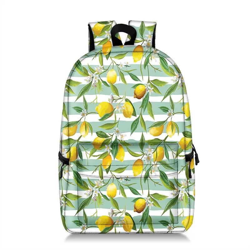 Avocado Print Backpack, Large Capacity