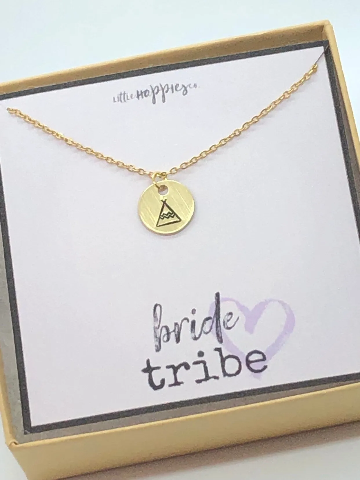 Bachelorette party gifts, bachelorette, bridesmaids gifts, bridesmaid necklace, wedding party gift, bride tribe, teepee, tee pee, bride