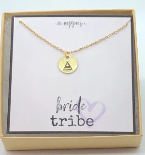 Bachelorette party gifts, bachelorette, bridesmaids gifts, bridesmaid necklace, wedding party gift, bride tribe, teepee, tee pee, bride