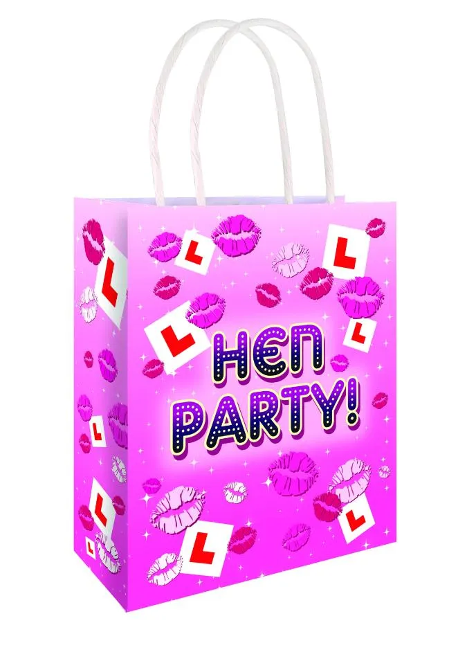 Bag Hen Party With handles 22x18x8cm