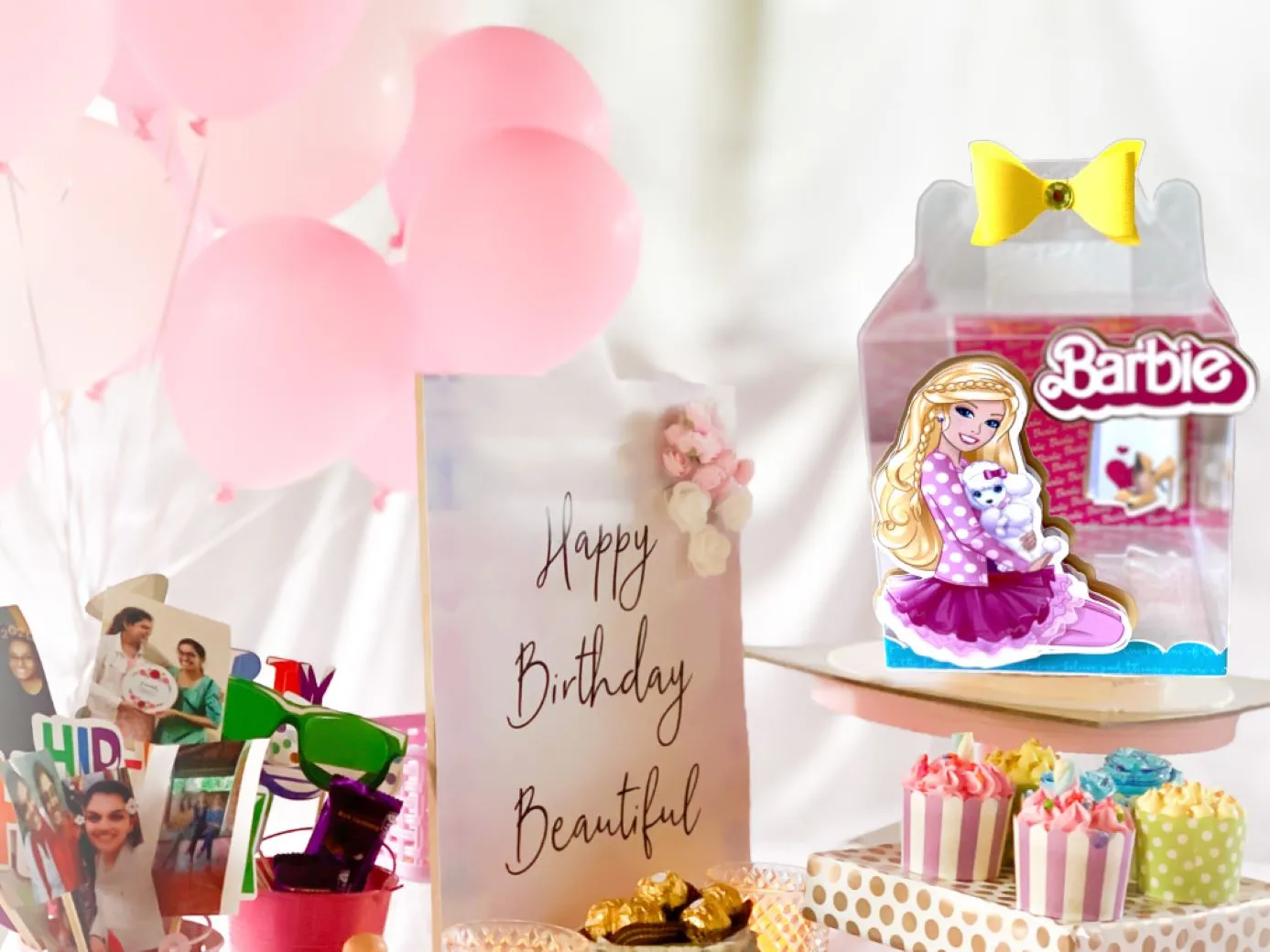 Barbie Themed Party Box Set  / 10 pcs.