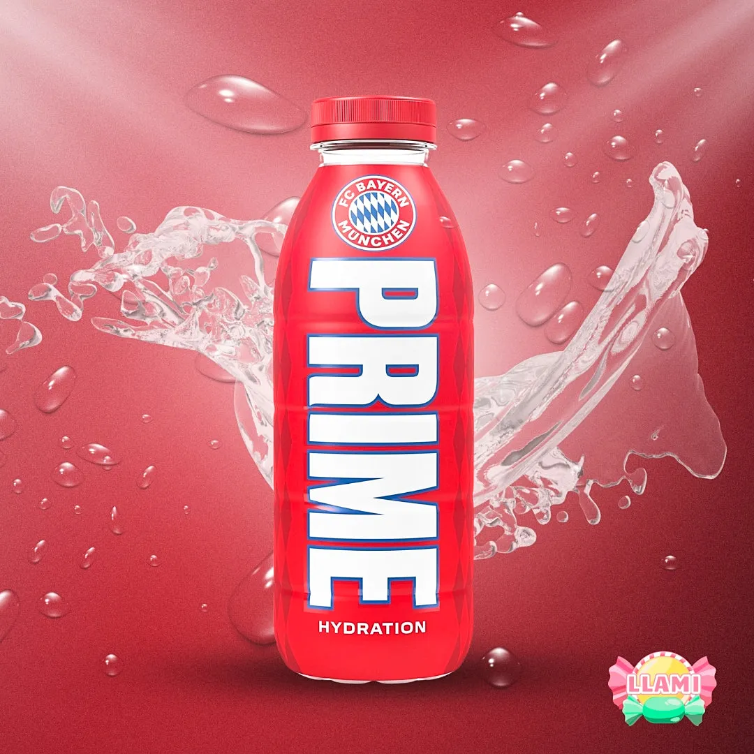 Bebida Prime Hydration Bayern Munich 500ml| Edición Limitada