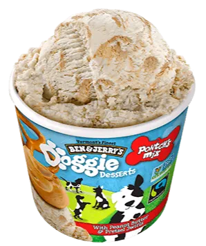 Ben & Jerry's, Pontch's Mix Peanut Butter & Pretzel Swirl Doggie Desserts, 4oz. (12 count)