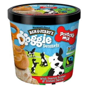 Ben & Jerry's, Pontch's Mix Peanut Butter & Pretzel Swirl Doggie Desserts, 4oz. (12 count)