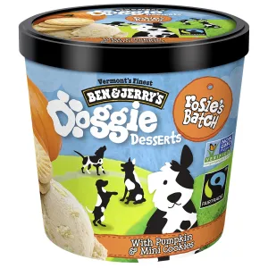 Ben & Jerry's, Rosie's Batch Pumpkin & Mini Cookies Doggie Desserts, 4oz. (12 count)