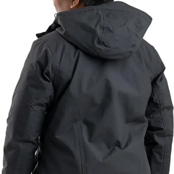 Berne Women's Coastline Waterproof Rain Jacket - Large - Black - NWT