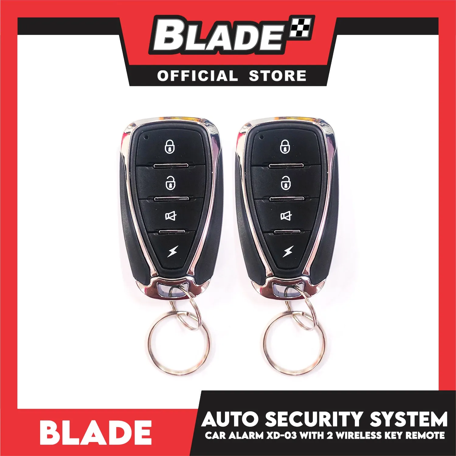 Blade Car Alarm  XD-03 Auto Security Keyless Entry System With Anti Theft Protection