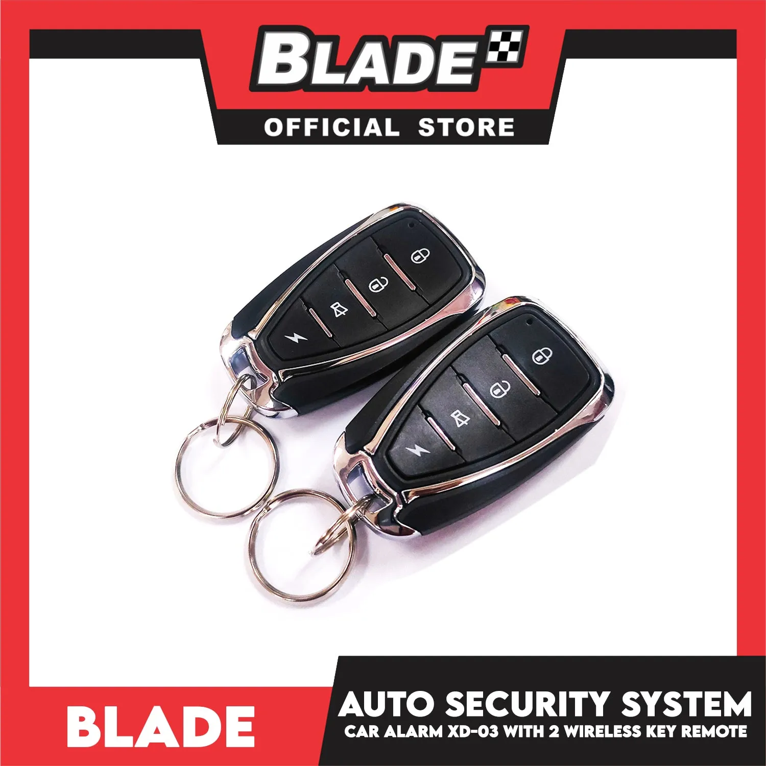 Blade Car Alarm  XD-03 Auto Security Keyless Entry System With Anti Theft Protection