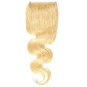 Blonde Body Wave 4x4 Transparent Closure