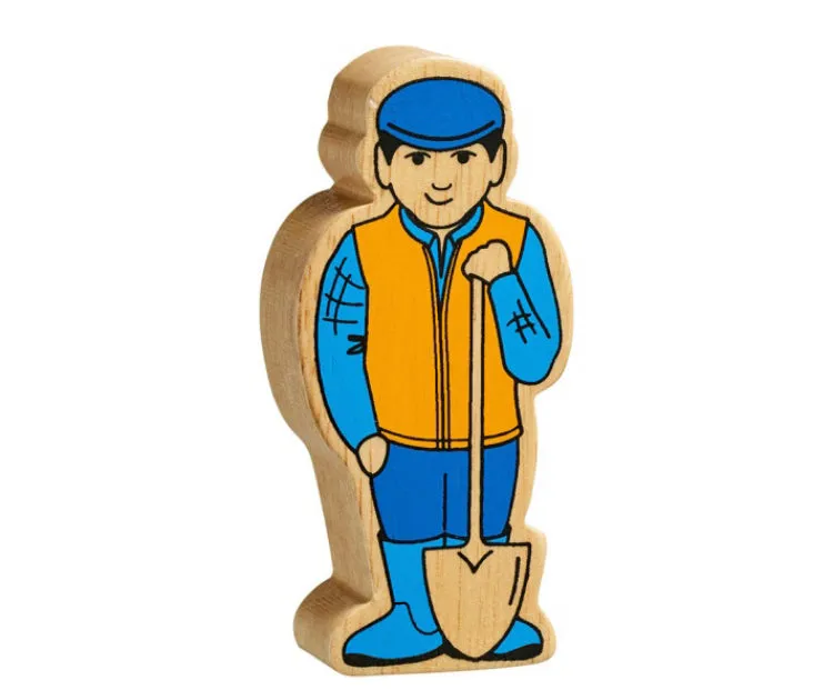 Blue and yellow Farm man