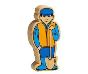 Blue and yellow Farm man