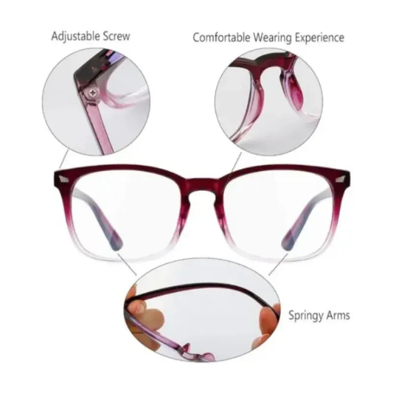 Blue Light Blocking Reduce Eyestrain Glasses